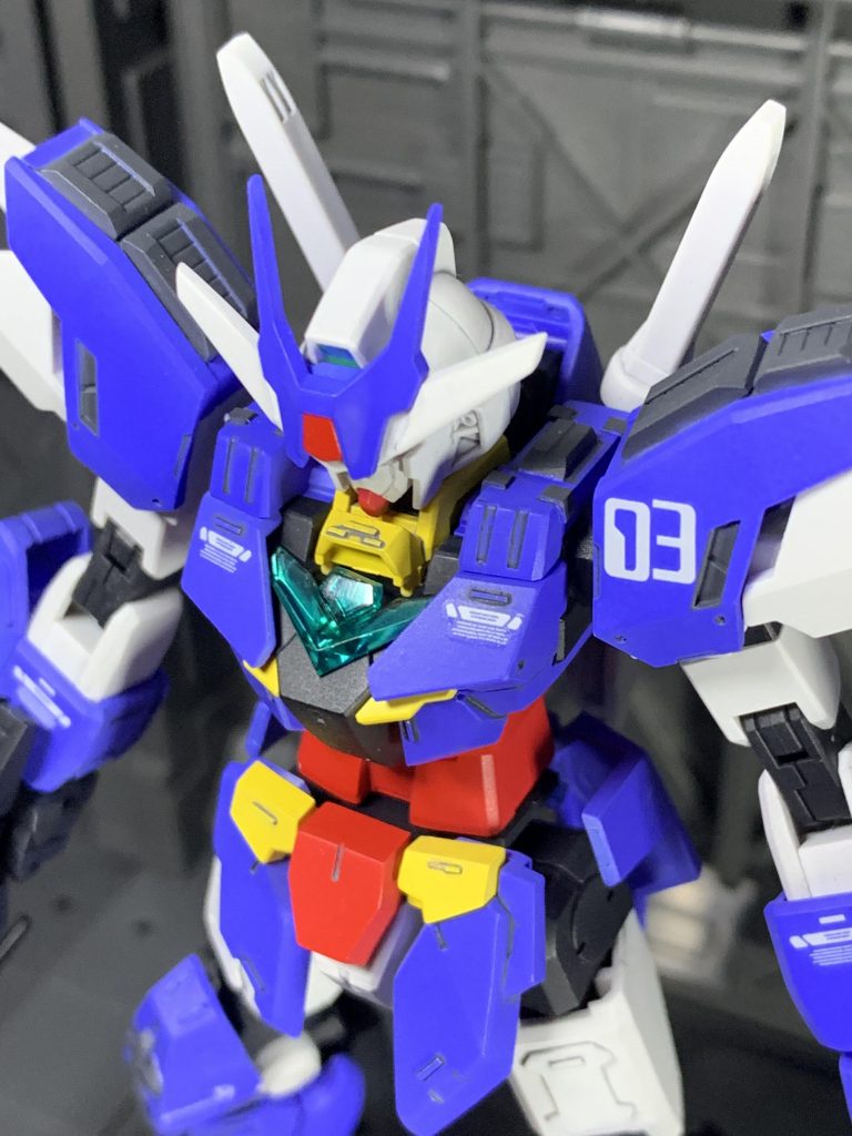 肩周りも自分の好みでディティールを追加しました。