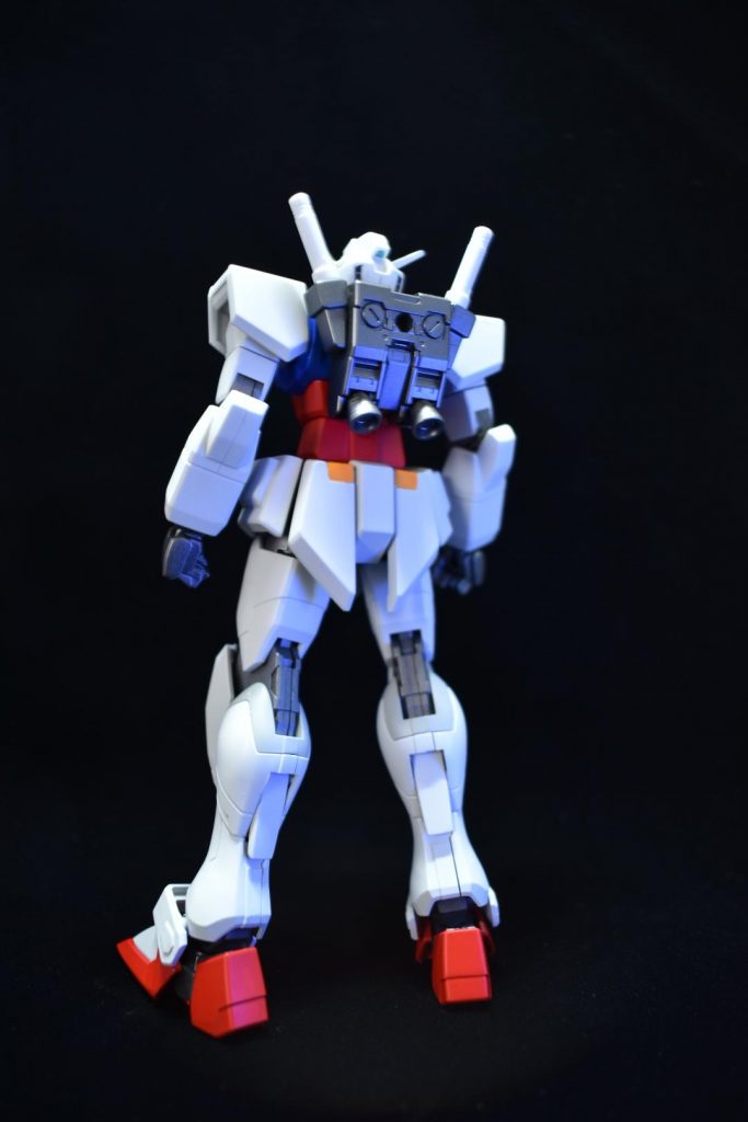 背面ショットバックパックは良いのが思いつかなかったのでズルしてオリジンのガンダムのを使いました😝