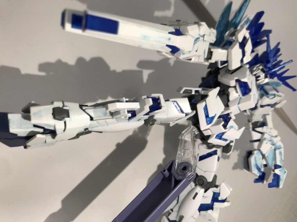 バンシィーモード!角をバンシィに変更できます!余剰パーツでてかよく残ってタ!