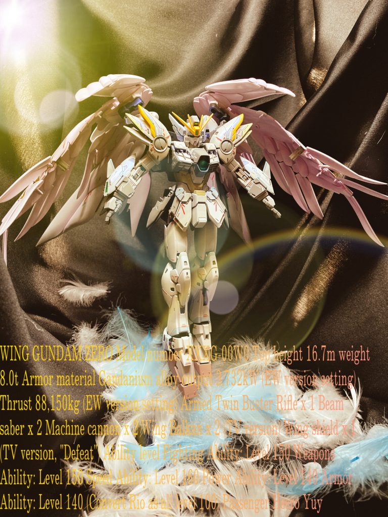 MG 1/100 ウイングガンダムゼロEW Ver.Ka 『Gold Ver.　&　スノーホワイトプレリュード Spring Ver.』–3枚目/制作者：@Nekohige0511