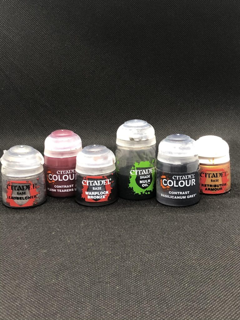 今回使用したシタデルカラーです。