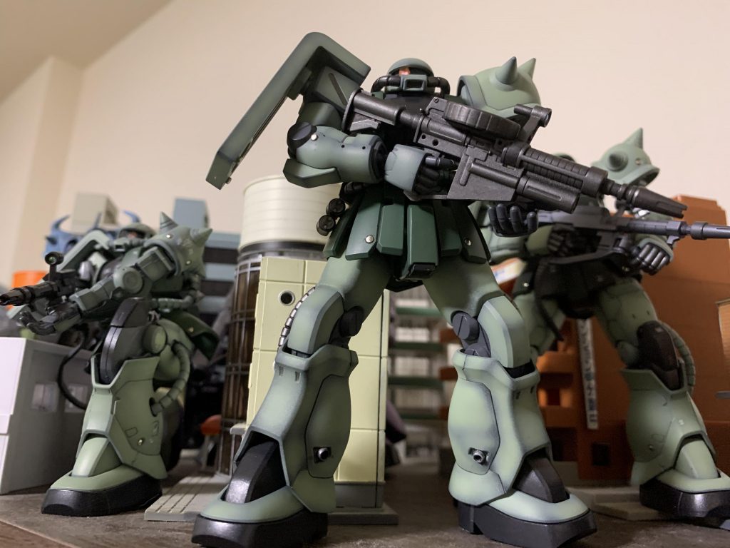 HGUC MS-06F2 ザク後期型–4枚目/制作者：96模型店@店長ぐらむ