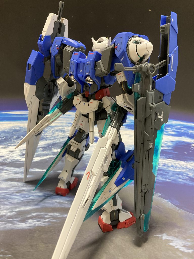 後ろから。メタルバーニアに変更