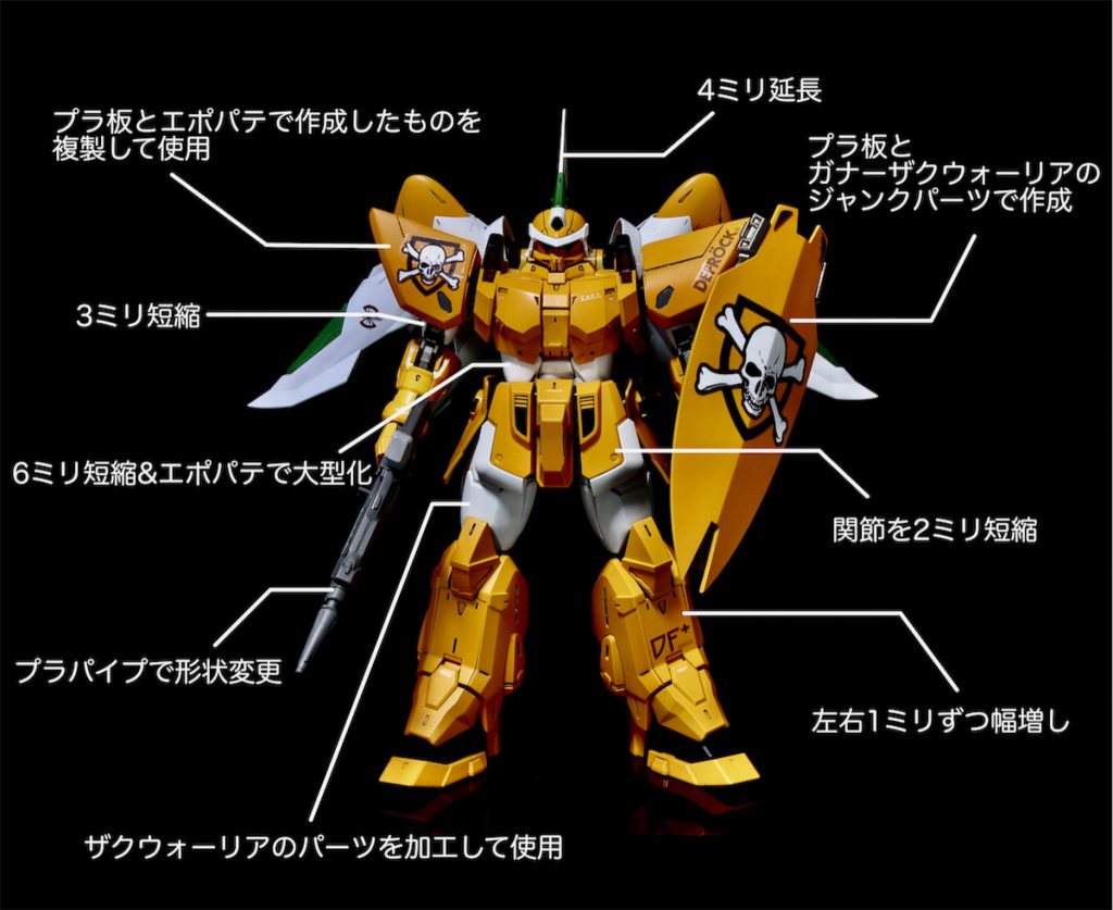 最初にMGモビルジンの画像を見たときコレジャナイ感がすごく放送当時1/100で発売していれば…と思ったので自分の出来る限界まで弄りました。