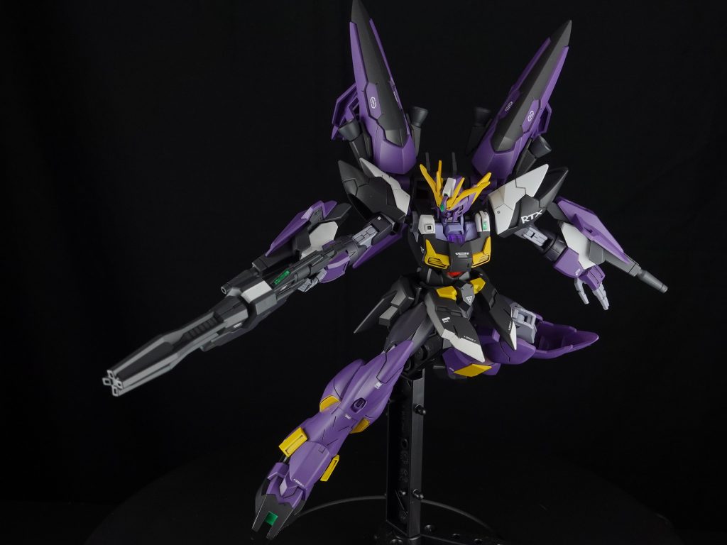 個人的に足回りがそれっぽく作れたかな~と満足しています。オーガジンクス刃とか組み合わせています。