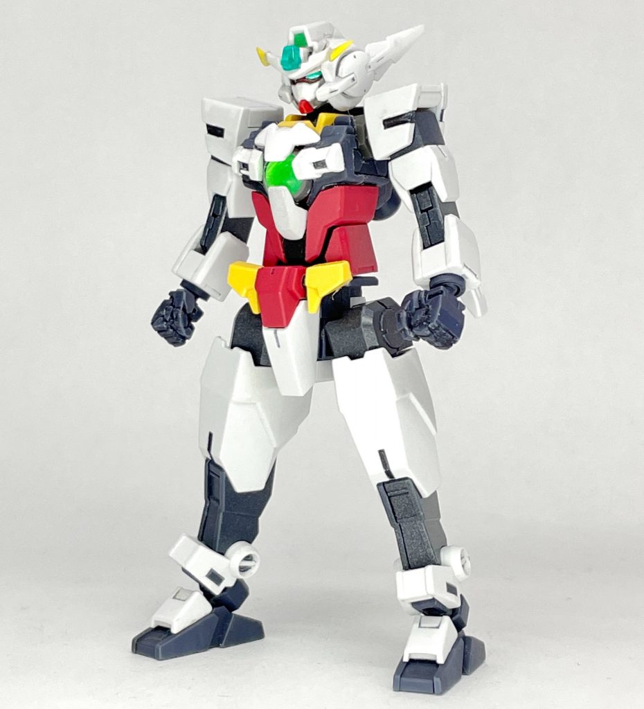 ▼コアガンダム・アステ基本的な構造はコアガンダムⅡがベースになっていますが、アストレアらしいシルエットにするため、あえてコアガンダムⅠのパーツを使っています。