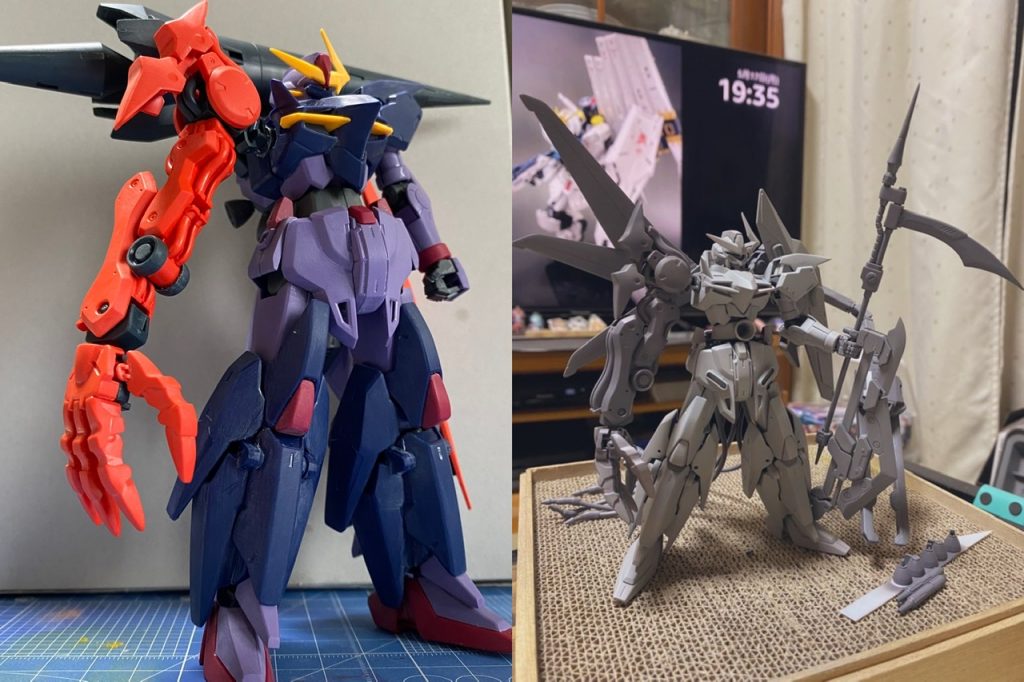 制作工程を少し。素組からサフ状態。長い戦いの始まり。