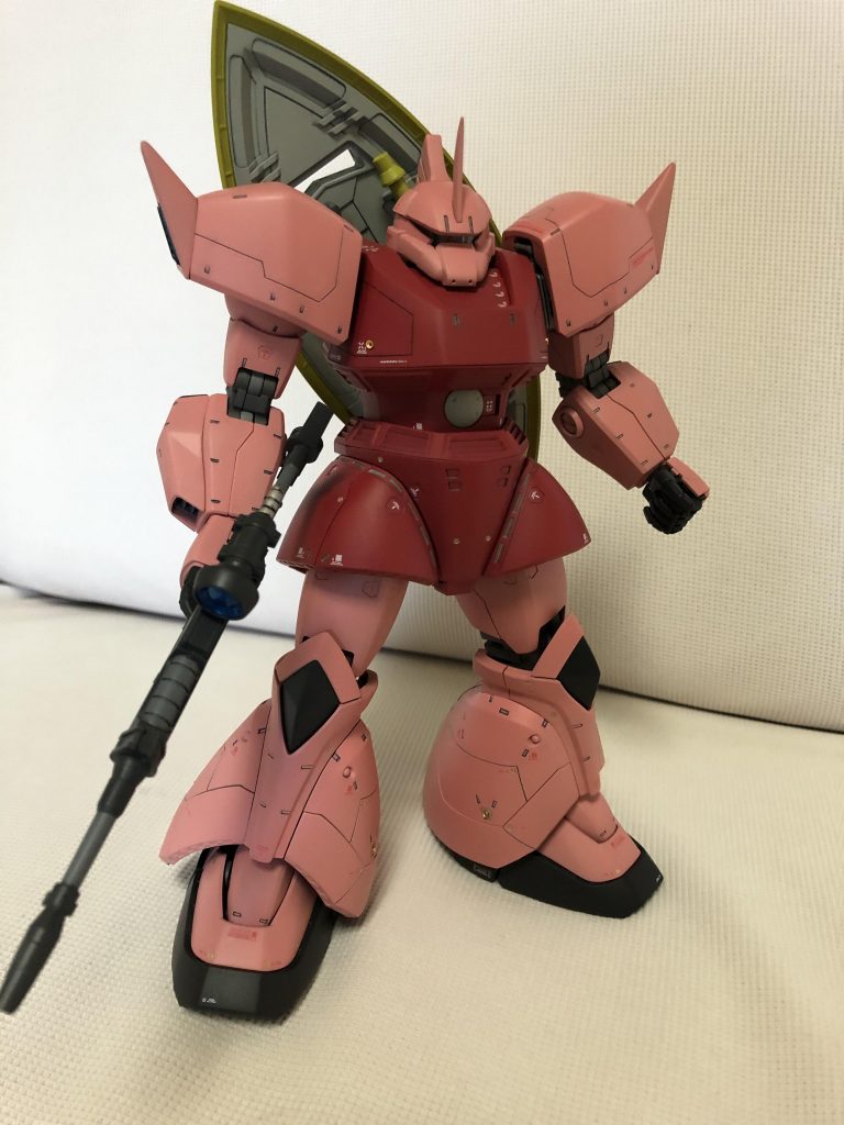 本体は設定色に近いカラーで塗装しました。個人的には少し明るすぎた感じ。