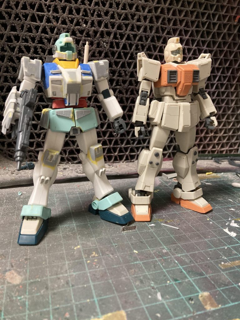 製作動機はまたしても今ならできるのでは…？という腕試しめいた閃きとフォロワーさんの作ってるMSに感銘を受けたのがきっかけ。