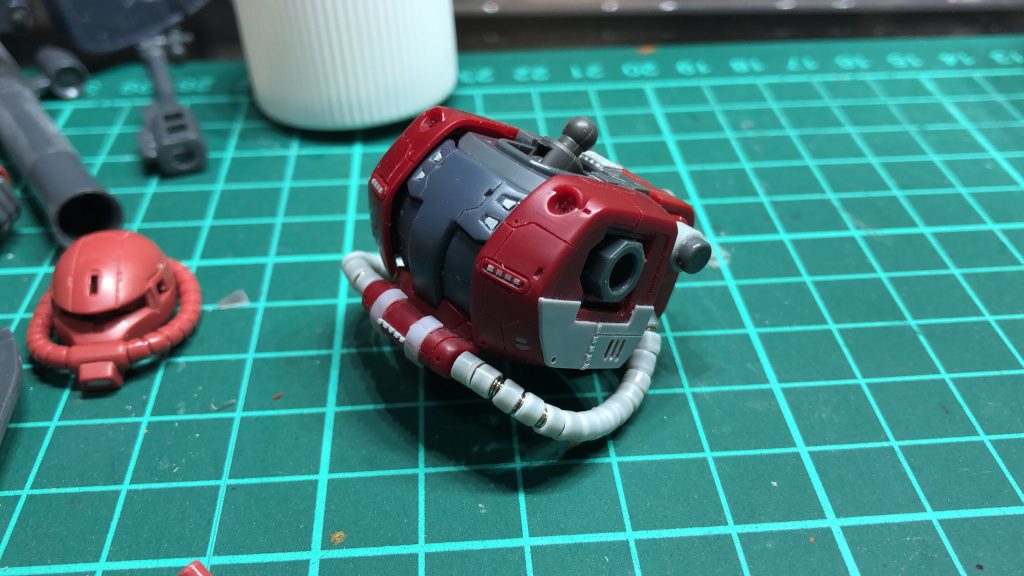 動力パイプはプラパイプから切り出しました。