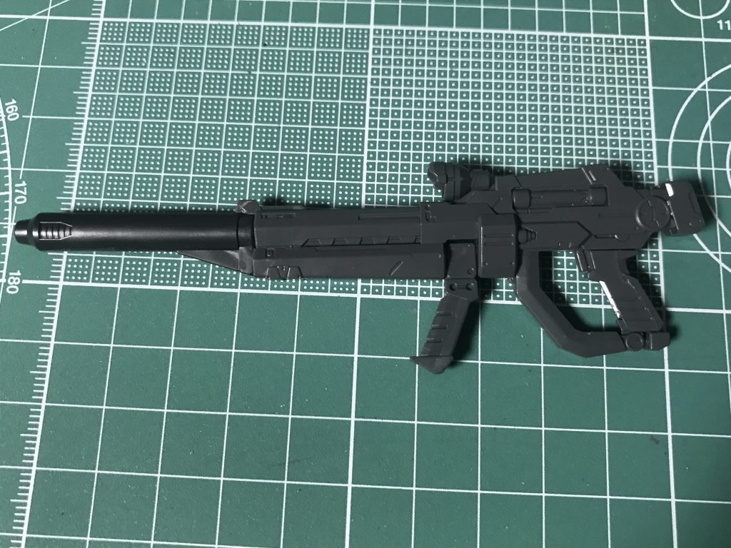 ストライクのライフルにアメイジングケンプファーの銃身を接着