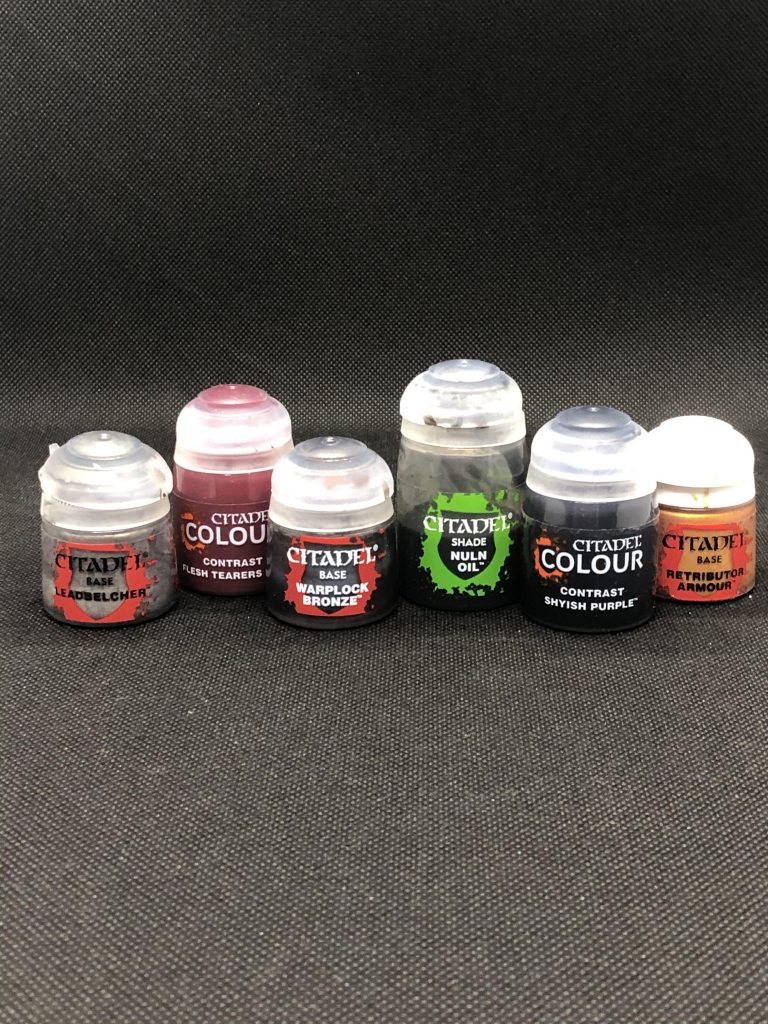 今回使用したシタデルカラーです。