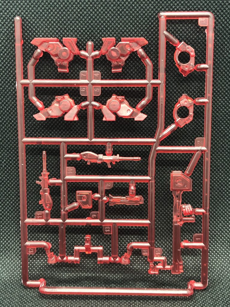 ランナーA今回はクリアパーツです。