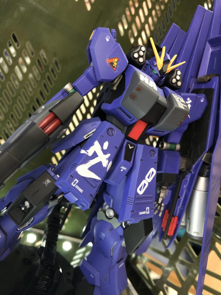 俺専用 νガンダム弍式〝ウィザード〟HWS–3枚目/制作者:真樹京介