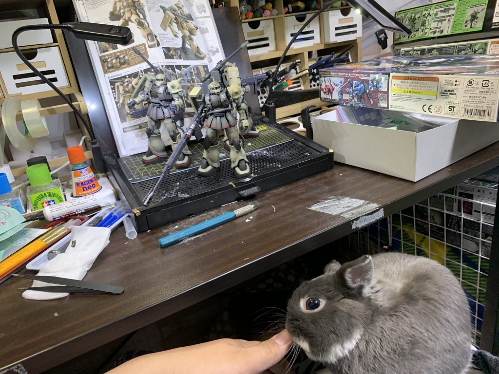 HGUC MS-06F2 ザク後期型–4枚目/制作者：96模型店@店長ぐらむ