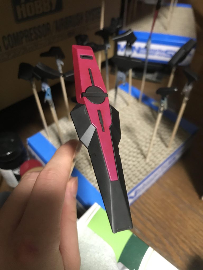 ムラが…一生エアブラシ上手くならない気がする。