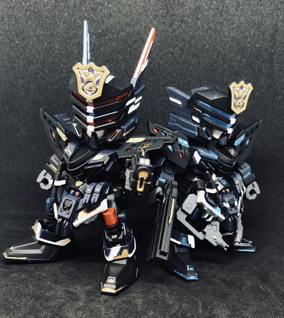 サージェントと並べてアニメ見た瞬間「こりゃー作るしかねーなー!」と仕上げている途中に隊員発売の知らせがまぁ手をかければ愛着も湧くのでヨシ!