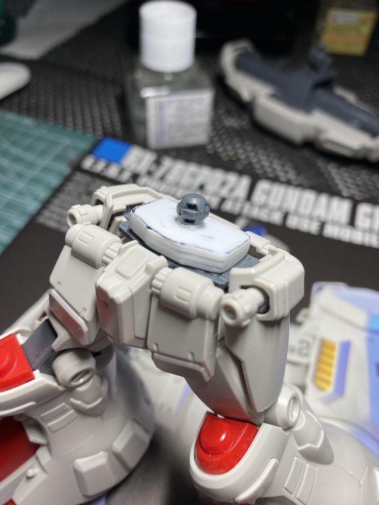 今回上手くいくか不安でしたが、胴体部の延長!何とか上手くできました💦