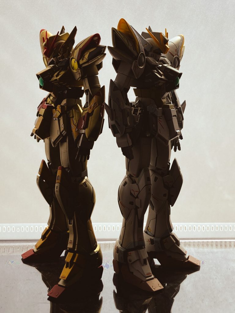 MG 1/100 ウイングガンダムゼロEW Ver.Ka 『Gold Ver.　&　スノーホワイトプレリュード Spring Ver.』–4枚目/制作者：@Nekohige0511