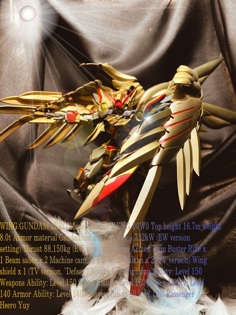 MG 1/100 ウイングガンダムゼロEW Ver.Ka 『Gold Ver.　&　スノーホワイトプレリュード Spring Ver.』–2枚目/制作者：@Nekohige0511