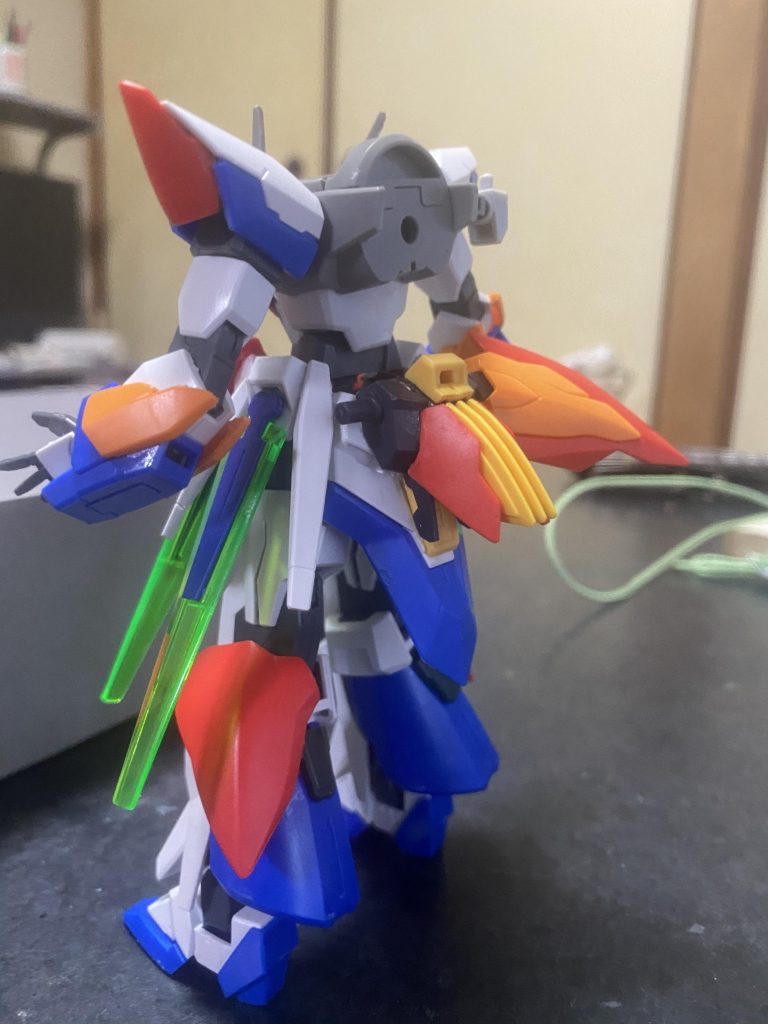 塗装してない感じだとこうなるかな。本体そのものはあまりいじってないわね