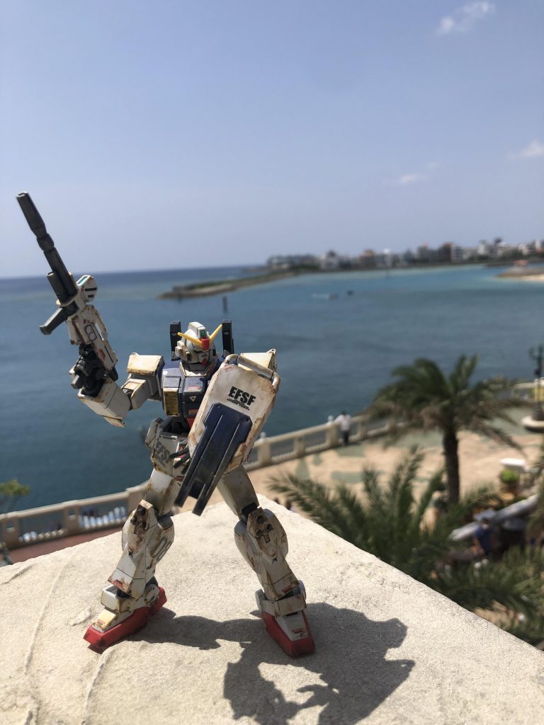 旅行ついでにプラモ屋探索→ホテルでガンプラ作成！–5枚目/制作者：guti14