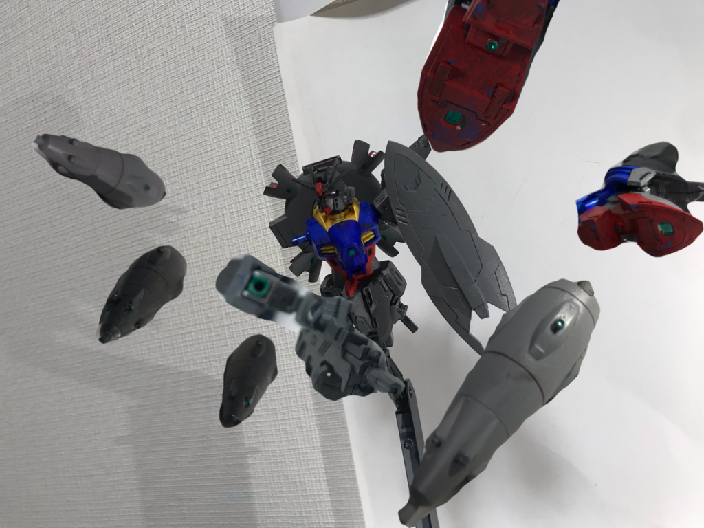 決めポーズ！えーこれは失敗ですかね？あっ、なにウアオが成功した作品はない？あっ、はいそうでした…ご観覧ありがとうございました！！