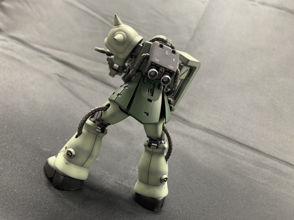 HGUC MS-06F2 ザク後期型–2枚目/制作者：96模型店@店長ぐらむ