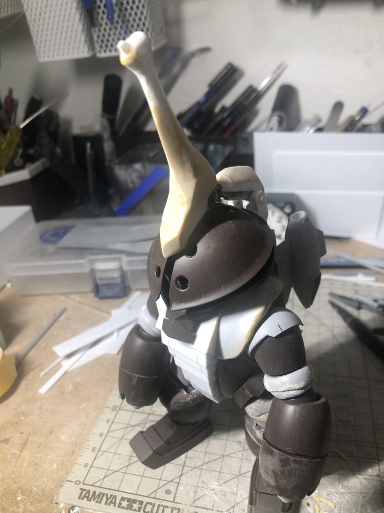 潜望鏡パック確認中。この状態だと茶色もありカブト虫みたいですね。最後までご覧頂きありがとうございました。