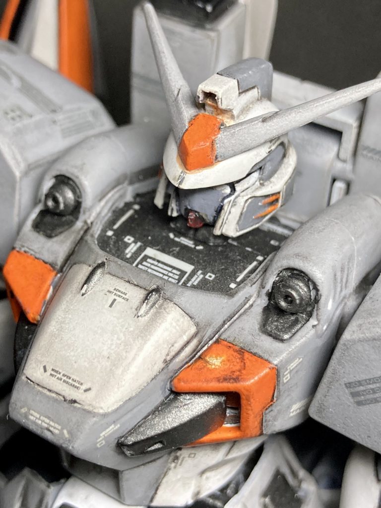 マスク部分を平らに。