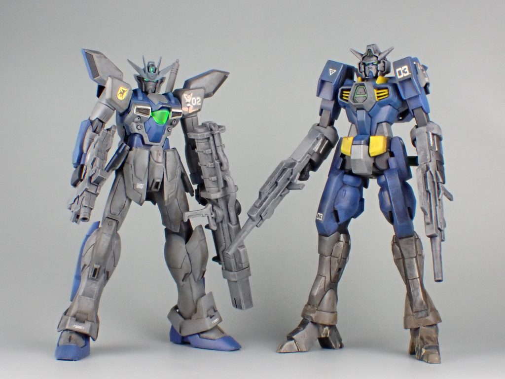 同じカラーリング、マークのガンダムX