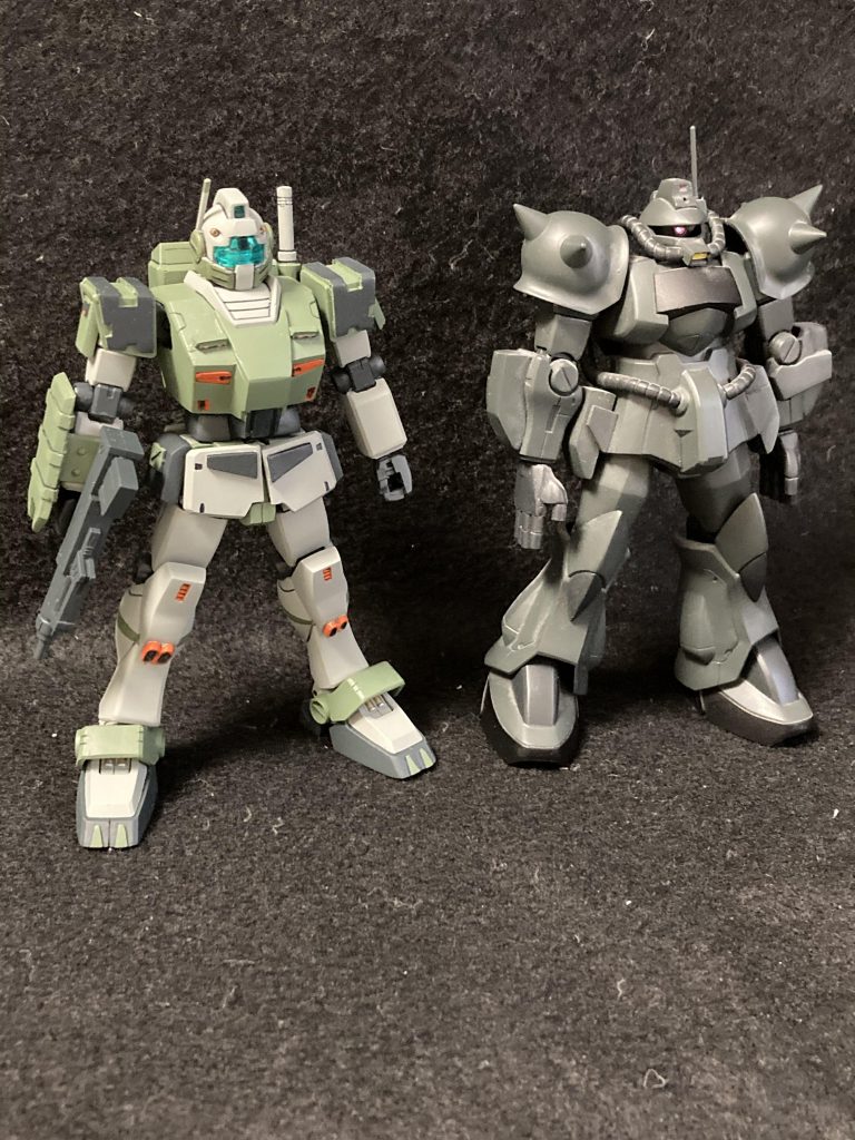 連邦の北欧VSジオンの北欧両者重装甲のアプローチが違うのが趣がありますな|･ω･｀)ﾌﾑﾌﾑ