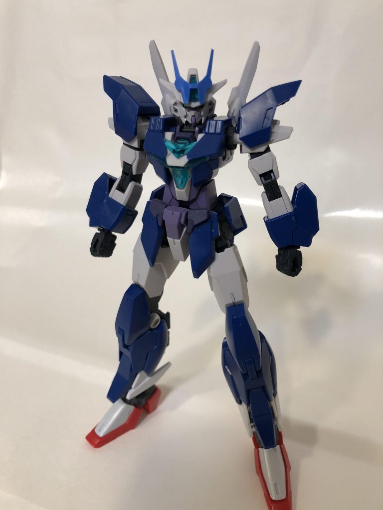 塗装前。元々のメルクワンユニットは少しダークなカラーリングですね。