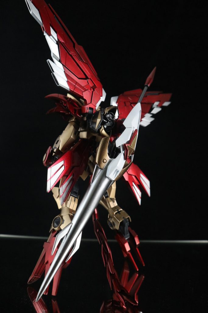 なるべくスペリオルドラゴンに寄せつつベースキットを活かすようなイメージでミキシングしました。