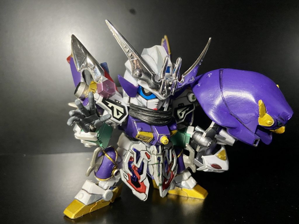 以上、鉄斗羅頑駄無・リバイブでした!もうね、大好きだったの、このキット!自分が一番BB好きだった時ですわ、今を除いて。笑表面処理や塗装などアラは多いですが、楽しい勢いそのままに作れたので個人的に満足です!ご評価、コメントいただければ幸いです✨