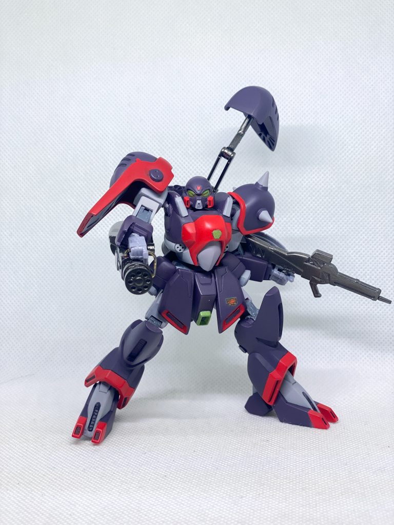 1/144のパッケージアート風のポージングで〆。ポージングしてる間に真鍮線部分の塗装が剥げてしまったのが悲しい・・・。