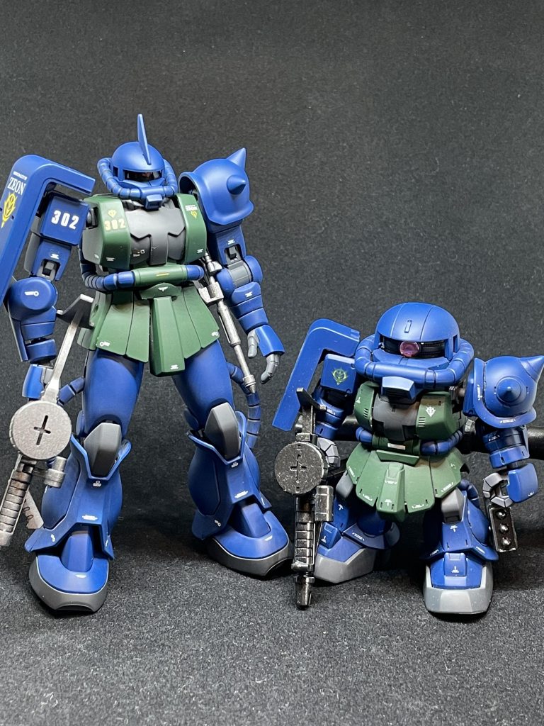 アナベル・ガトー専用ザクⅡ revive 全塗装–3枚目/制作者：M