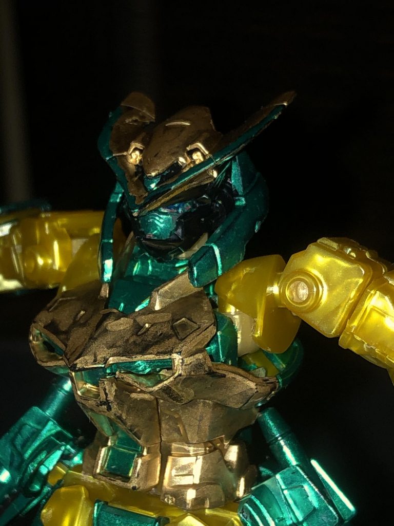 顔が見にくかったのでアップでどうぞ。　　塗装が剥がれるのであまり綺麗には仕上がりませんでした💦