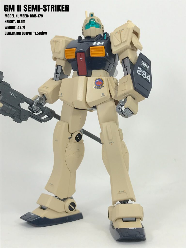 (機体No.294)小隊長機であるセミストライカー君です。ご存知プレバン販売品です。