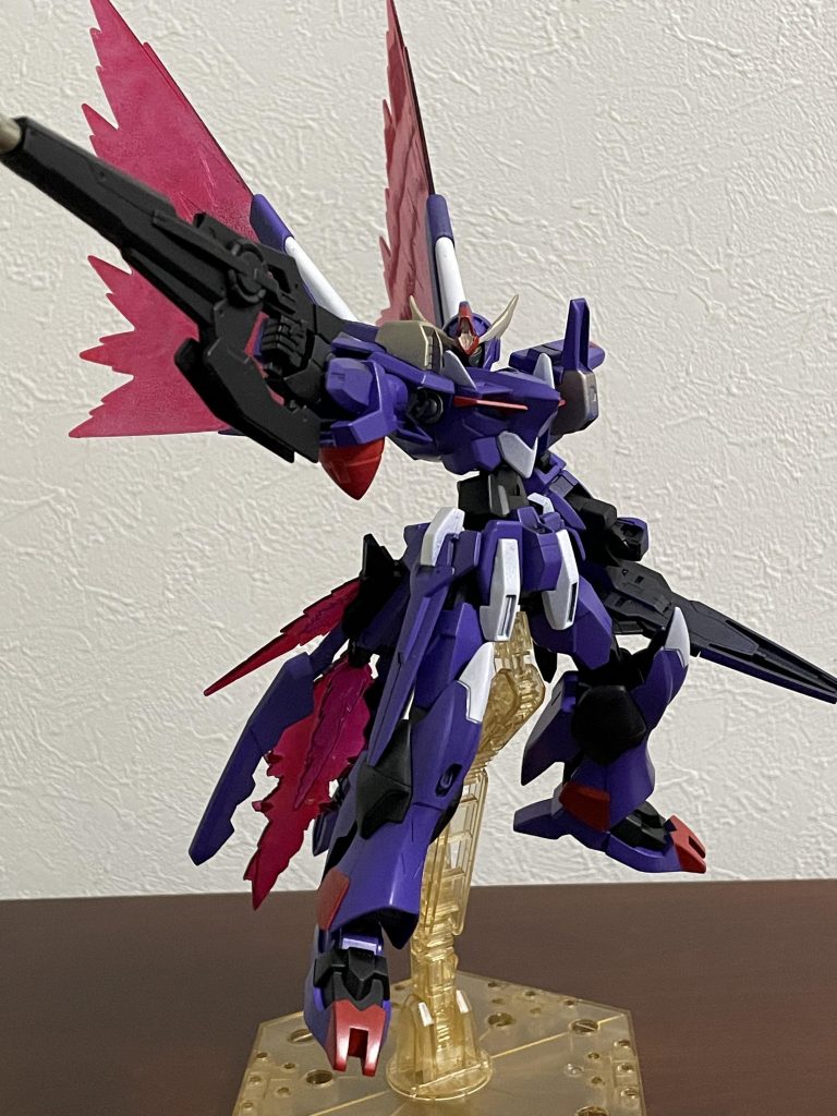 腰部のミノフスキードライブはトライスラッシュブレイド使いました！