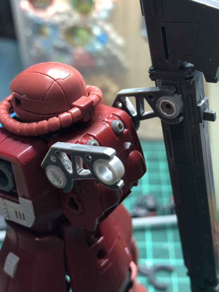 武器マウントは新しく新設、ネオジムで保持出来る様にしてます。