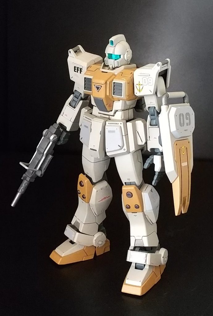 ライティングを駆使してもこのあたりが限界でした。実物はもうちょっと茶色っぽいんだけど。。あとでウェザリングかけるしかないかな。