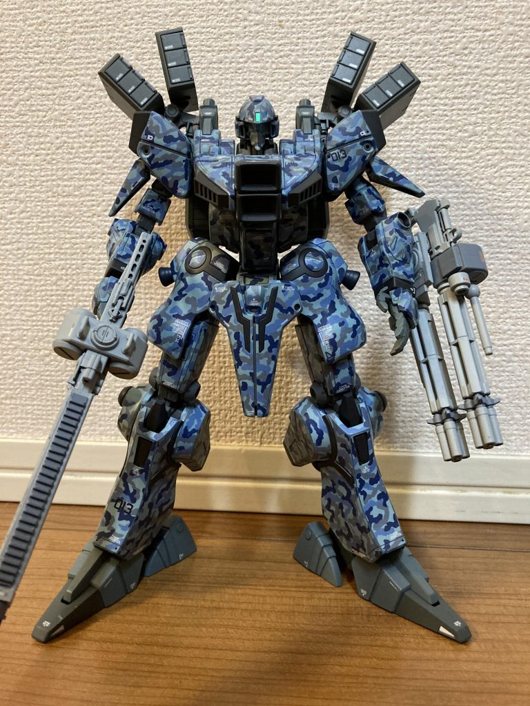 MG ガンダムマークV 迷彩塗装–5枚目/制作者：@kotetsu_mikami