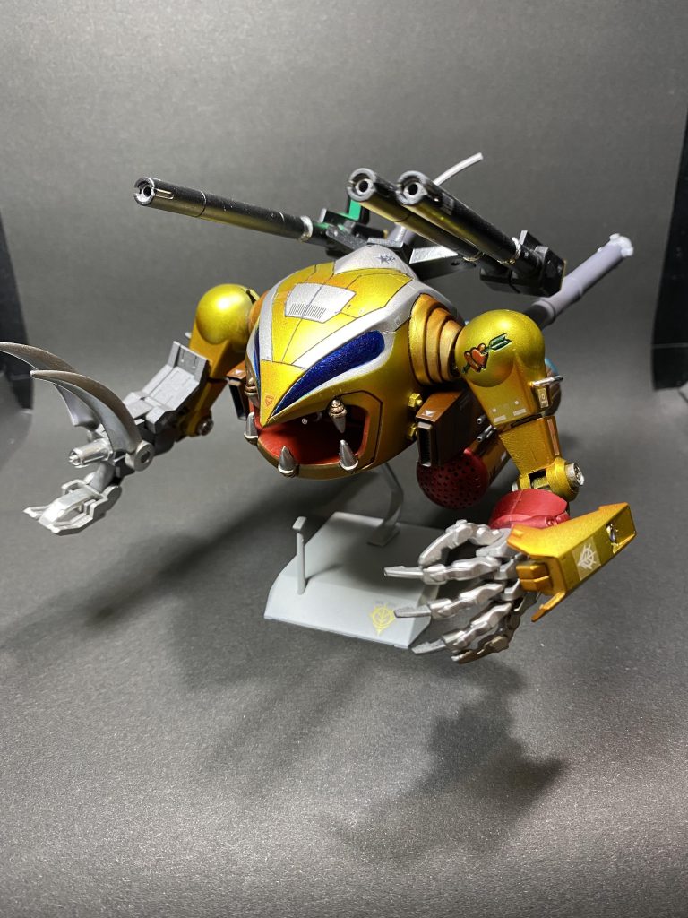 1/250 ザクレロ2作成顔周りはそのままで武装を強化しました。 