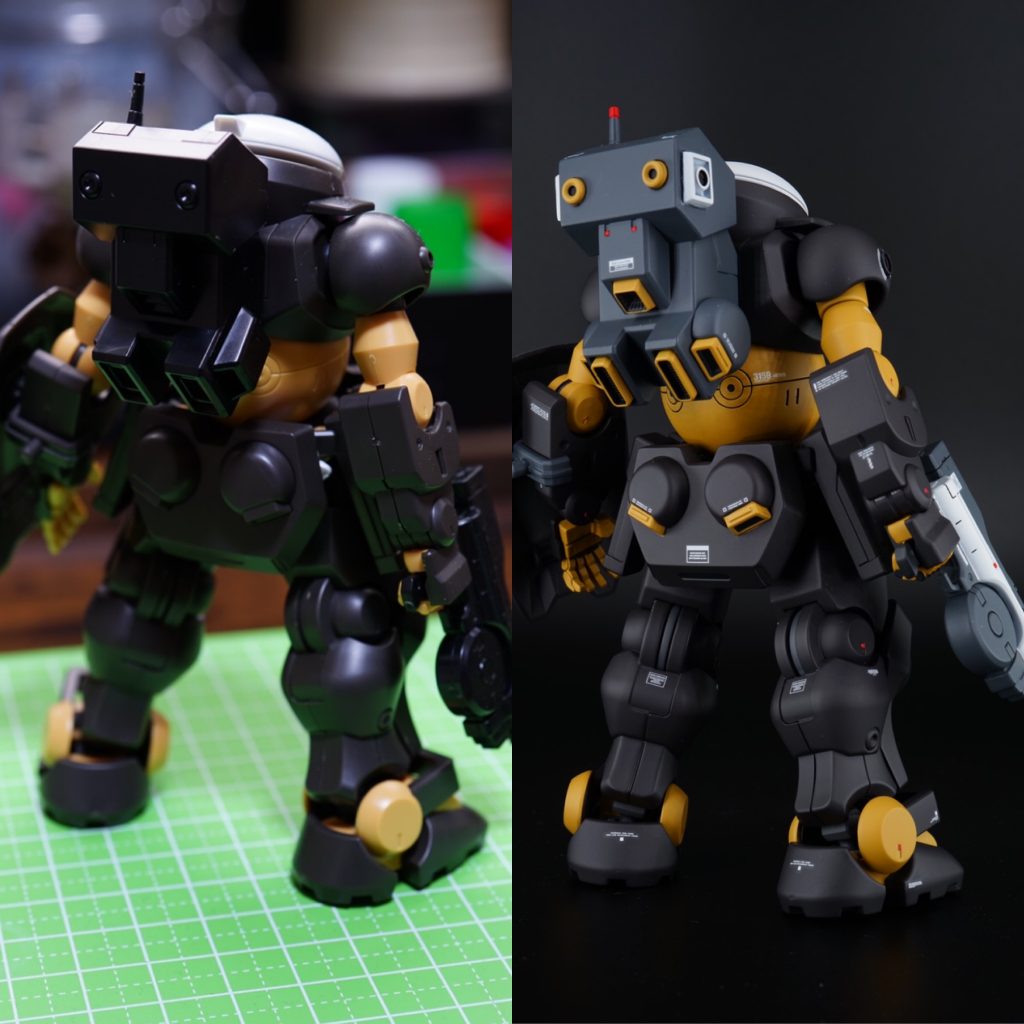 素組み比較です。