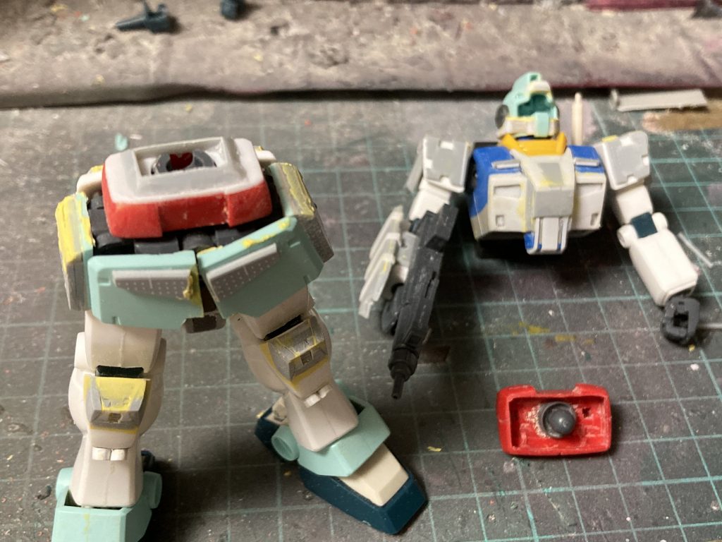 腰のBJは今後旧HGUCガンダム作る人にオススメしたい改造なので布教していく予定です(｢・ω・)｢ﾂｸﾚｰ