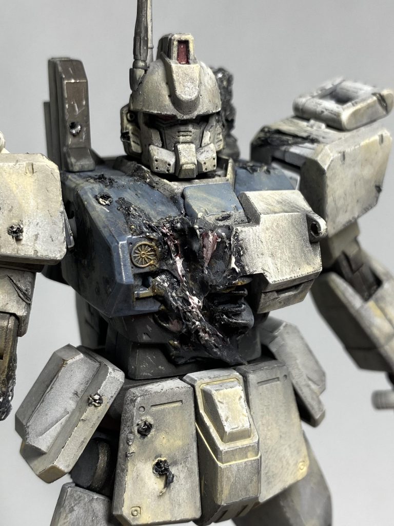 初ジオラマ！HGUC Ez-8–3枚目/制作者：くんし