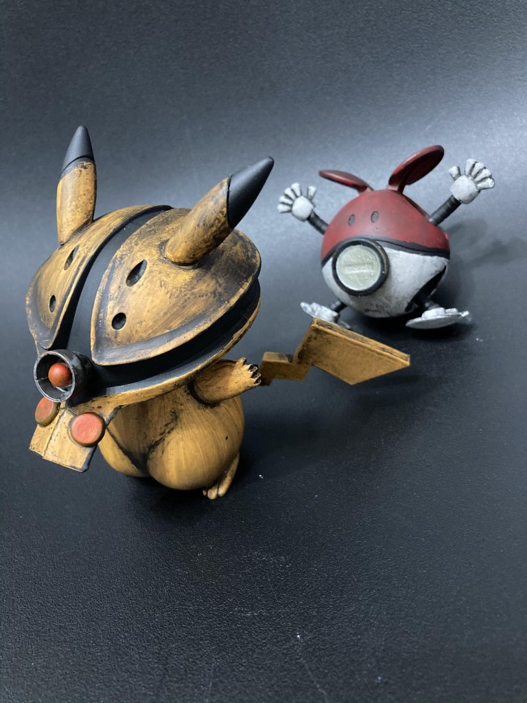 とても可愛くてゲットしたのですが、旧キットのアッガイヘッドをついマウントする衝動に駆られてしまいましたww