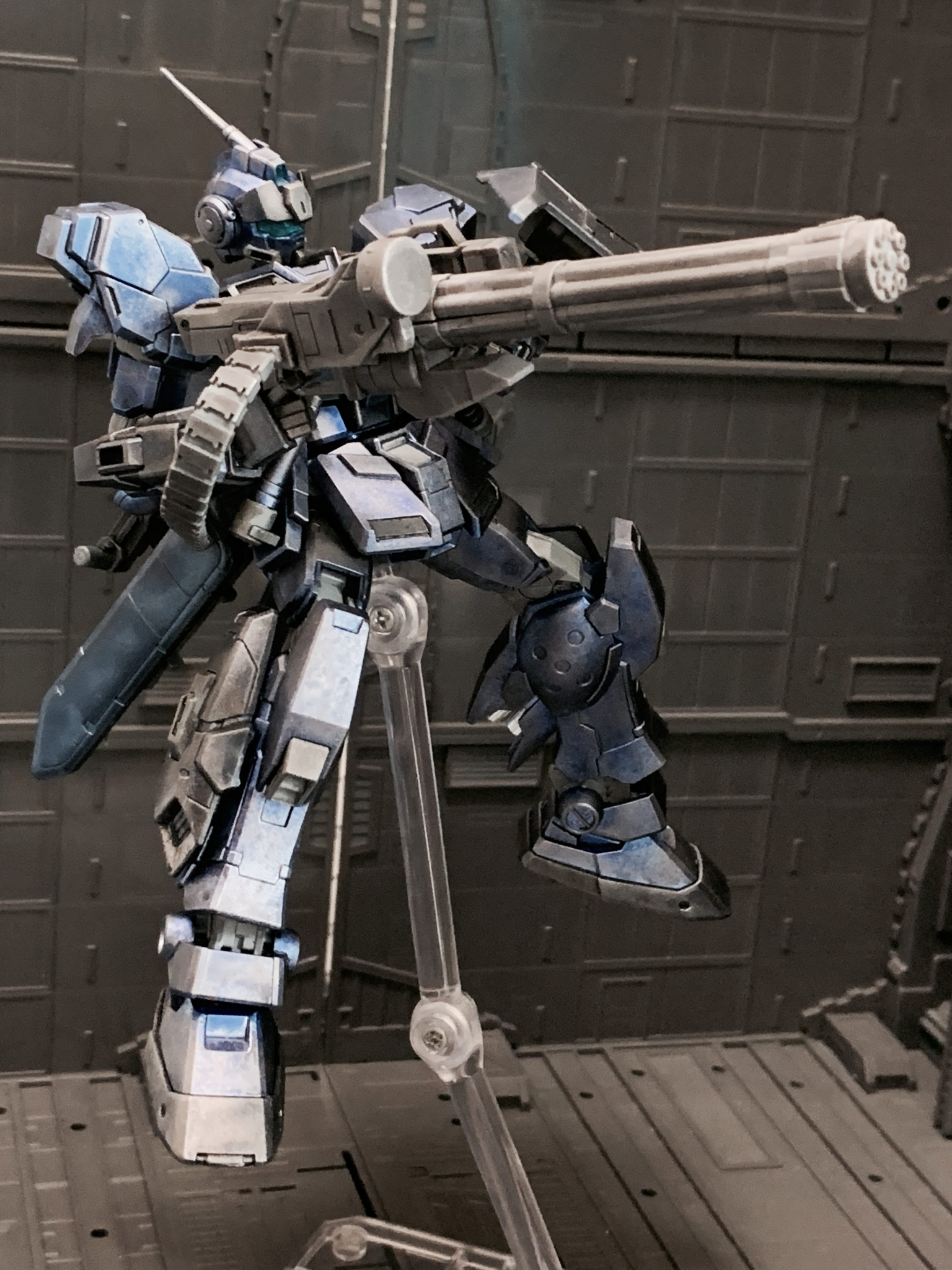 HGUC ペイルライダー(陸戦重装備仕様&空間戦仕様)｜しゅにちさんの