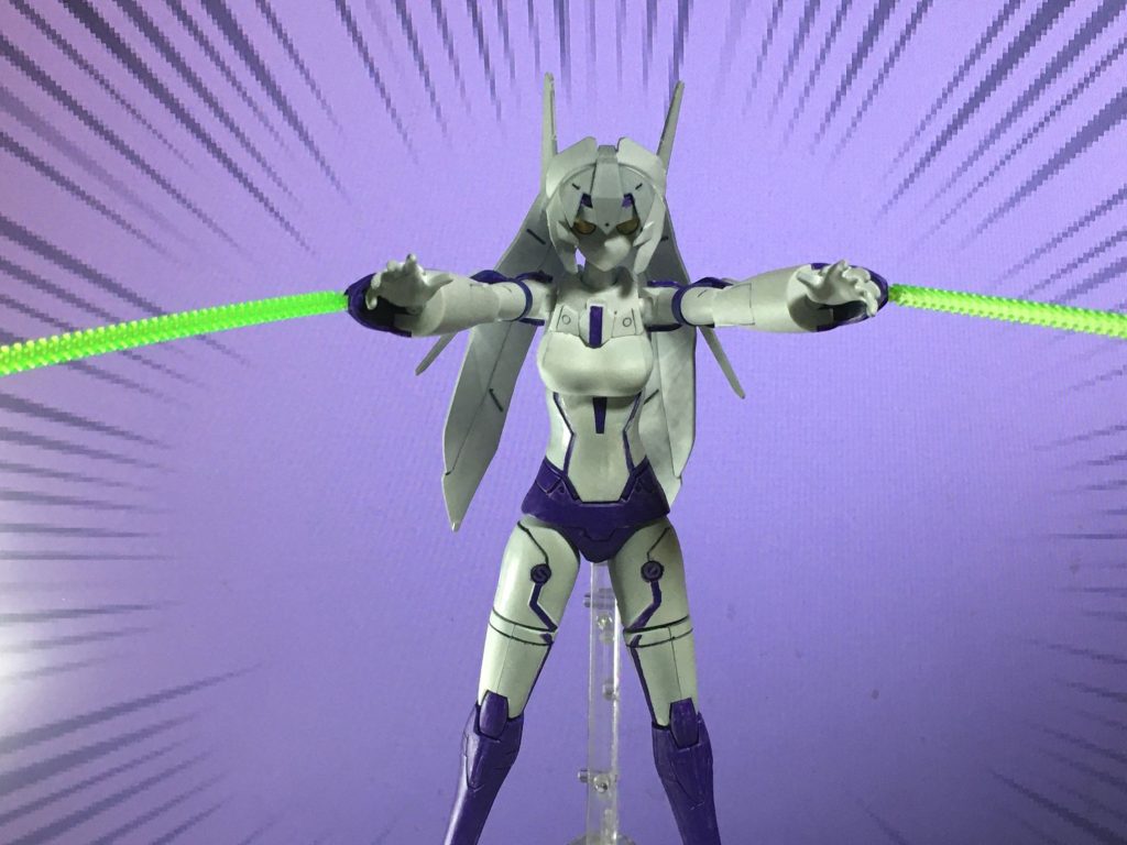 ダメージワイヤー光の縄が相手を捕らえ動きを鈍らせるとともに継続ダメージを与える。